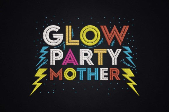 Color Vintage Retro Party Mother's Day