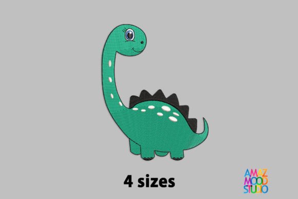 Cute Dinosaur Boy Embroidery