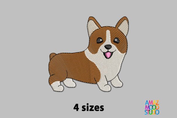 Cute Dog Corgi Embroidery Review