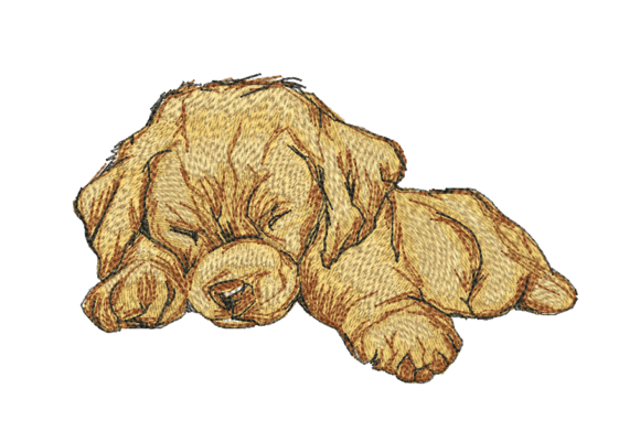 Sleeping Puppy Embroidery Review